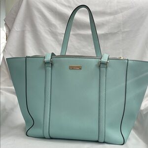 Kate Spade Mint Green Tote Bag.  Used. Great condition